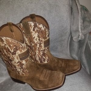 Boy's Ariat Patriot Western Boots